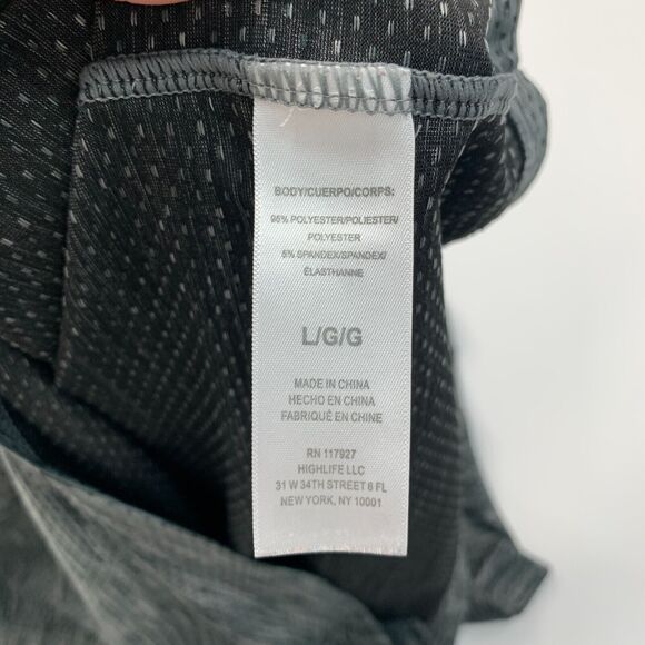 Reebok Crossfit T Shirt Mens L Large Gray Short Sleeve Stretch Performance Train - Picture 5 of 9